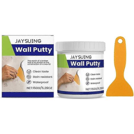1 tube de pâte de réparation murale, forte adhérence pour les bosses et les fissures, rénovation facile de la maison, 170 g (1/4)