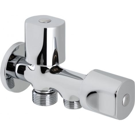 GENEBRE 1023 04 Grifo Doble Combinable 1/2"-3/4" Y 1/2" - ref: 1023 04 (1/2)