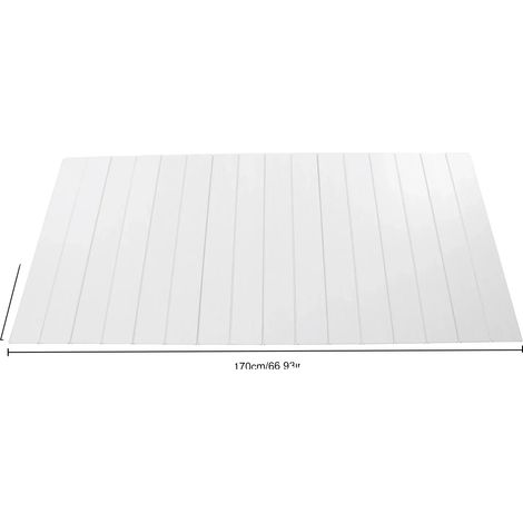 Couvercle de baignoire, Design étanche, Commodité pliable, BLANC (1/2)
