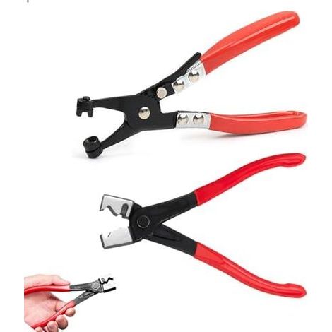 Hose Clamp Pliers Set of 2, Multi-Grip Hose Pliers, Large Diameter Clamping Pliers, Pliers for Automotive Maintenance, DIY Projects, and Work in Confined Spaces - (1/5)