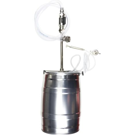 Appareil de remplissage pour fût de fête 5 litres - Transvaser la bière avec contre-pression sans perte de gaz carbonique, facile et efficace pour un plaisir optimal (1/2)