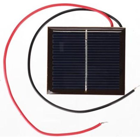 Pequeña célula solar (0.5 V / 400 mA) para panel solar (1/2)