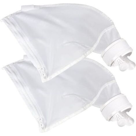 Pair Sac de Nettoyeur de Piscine,Pochette en Nylon à Fermeture Eclair de Remplacement pour Les Pièces de Nettoyeur de Piscine Polaris 280 et 480 (2 Pack). (1/5)