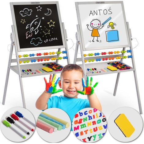 Lavagna magnetica rotante Ricokids - grigia