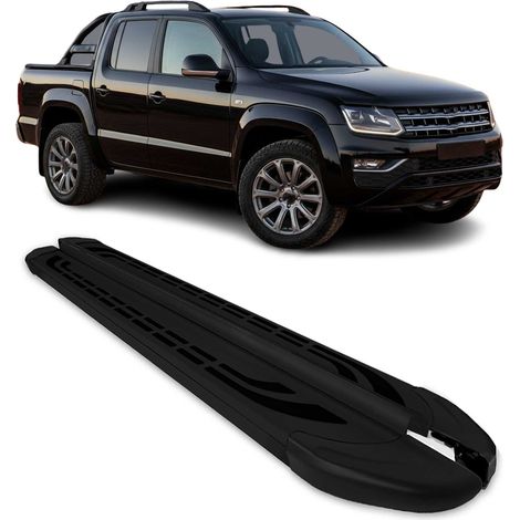 Marchepieds Latéraux Pédale pour VW Amarok Double Cab 2022-2024 Alu Noir 2X (1/5)