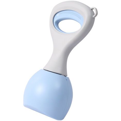 1 Pièces Toilette Ramasse crottes Chiot ramasseur de litière pour Chien ramasseur d'excréments d'animaux ramasseur de déchets d'animaux ramasseur de crottes de Chien Plastique(Bleu) (1/5)