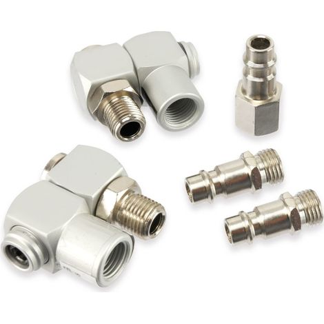DAYTOOLS Druckluftgelenkanschluss-Set DLAS5, 5 teilig