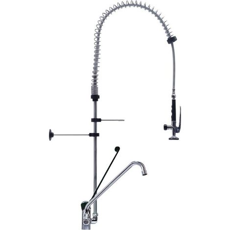 Douchette mélangeuse avec robinet orientable -monotrou