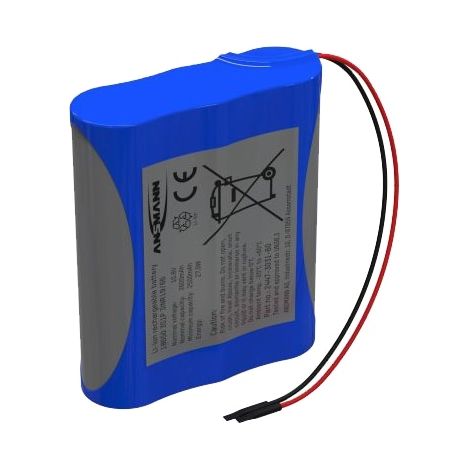Ansmann 3S1P Akkupack 3x 18650 Kabel Li-Ion 10.8 V 2600 mAh (1/3)
