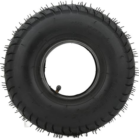4.10/3,50‑5 Pneu Extérieur et Tube Intérieur, Pneu Gonflable et Tube Intérieur avec Tube Anti-déluge TR13 pour la Roue de Chariot de Scooter électrique (1/5)