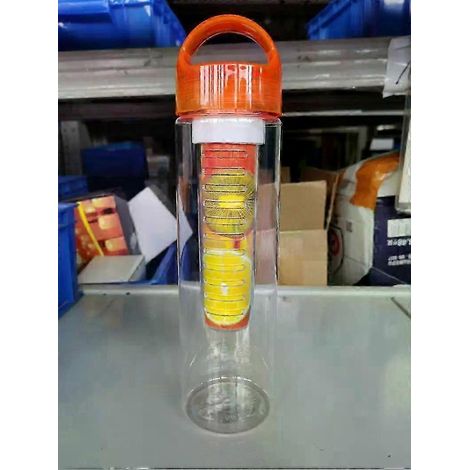 Tragbare Wasserflasche mit Fruchtinfuser, ideal für Sport, Detox, Gesundheit, Wandern, auslaufsicher, geeignet für Büro oder Familienausflüge. C6 (1/5)