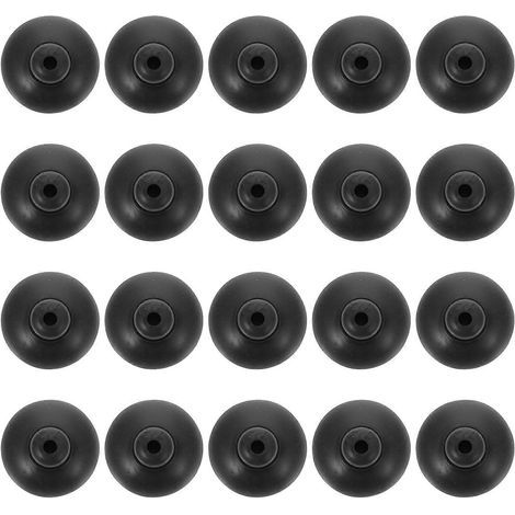 20 ventouses pour pompe à oxygène d'aquarium, support de pompe à air pour filtre (noir)-2.50X2.50X1.00CM-Black (1/4)