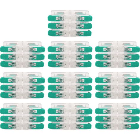 Lot de 10 connecteurs électriques H63G 3 entrées 3 sorties, fil 0,5-6 mm², dérivateur rapide, 41A 450V. (1/5)