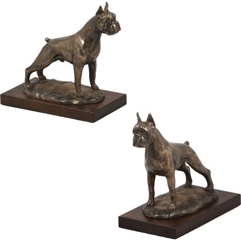 Boxer, Boxer I - estatuilla de perro, figura de oficina, trofeo para una exposición canina de Art-Dog (1/5)