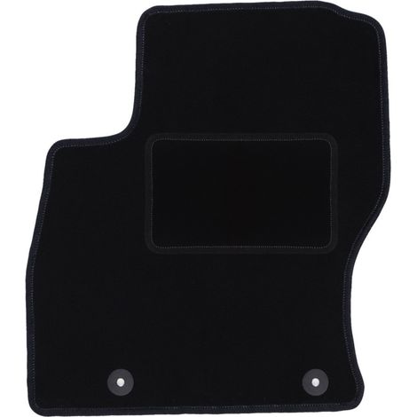Tapis de sol conducteur en velours noir pour : Ford Focus MK2 break, berline, hatchback (2004-2011) (1/5)