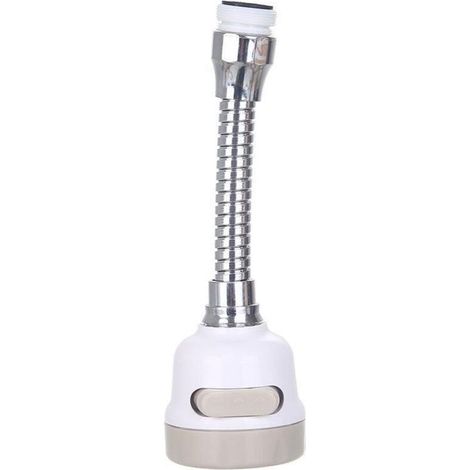 Economie D'eau Embout De Filtre 360 Degrés,3 Modes Réglable Douche Tête Filtre Pulvérisateur Pour Cuisine Salle De Bain (Allonger) (1/4)