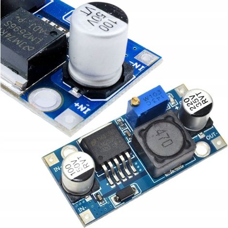 Rosfix DC-DC Step-Down LM2596S – Einstellbarer Abwärtswandler 3A  Eingang 3,2-35V Ausgang 1,5-35V 92% Wirkungsgrad  DIY-Projekte