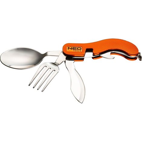 Navaja de bolsillo para acampar, naranja (1/5)