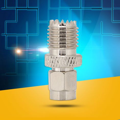 2PCS Adaptateur Connecteur SMA/Mini à JK en Laiton Nickelé pour Radio et Télécommunications