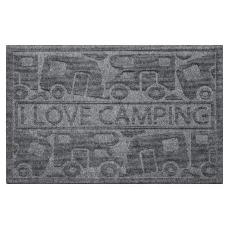 Tappeto per camper e roulotte 40 x 60 centimetri grigio