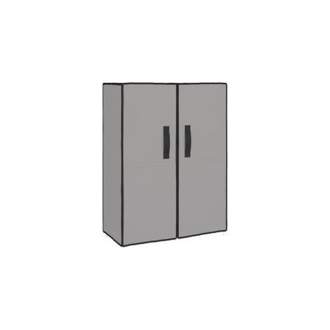 Armoire à chaussures Gris 60x28x90 Tissu (1/5)