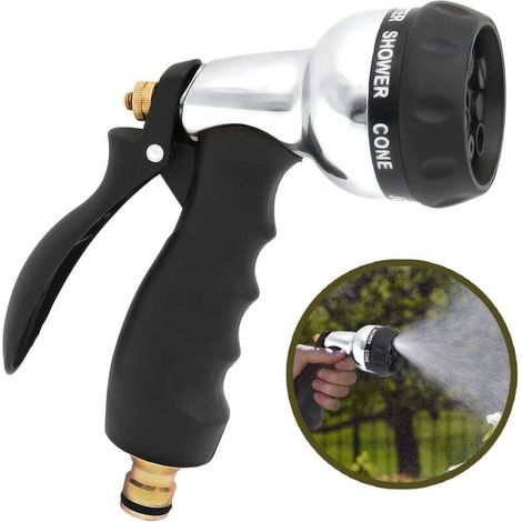 De Douche à Main Tourbillon pour Jardin Lave-Auto Pistolet De Lavage De Voiture Multi Fonctions Arrosage Jardin/Maison/Lavage De Voiture Pistolet à Eau Nettoyeur Haute Pression-Fei Yu