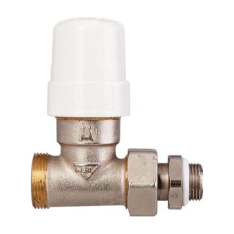 Robinet de radiateur droit à visser - M 1/2' - Thermostatisable - RBM (1/2)