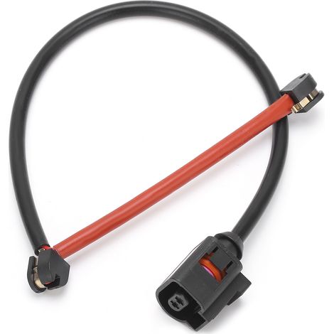 Capteur d'usure de plaquettes de frein avant VOLLSUN 7L0907637 Noir Rouge Remplacement pour Porsche Cayenne 2003-2010 (1/5)