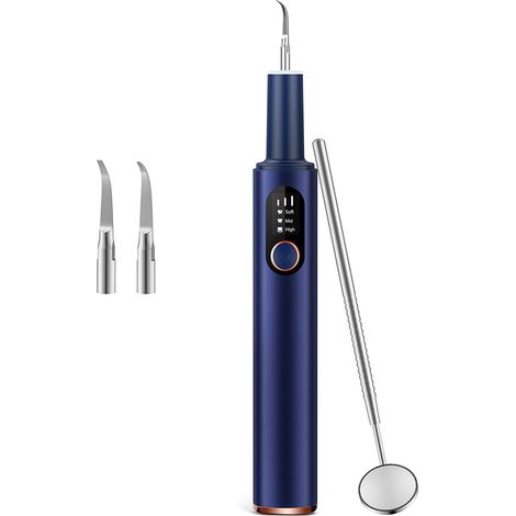 Détartreur Dentaire - Vibrations Haute Fréquence - Étanche IPX6 - 3 Modes - 2 Embouts Rechangeables - Pour Adultes - Kit ×1 (1/5)