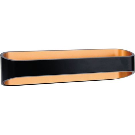PALACE - Applique Mur, noir/doré, LED intég. 2x9W 3000K 1100lm, dimmable (1/5)