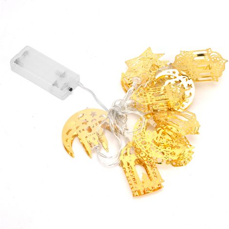 1,65 m lange Lichterkette mit 10 LEDs, Kupferdraht, batteriebetrieben, dekorative Lampe für Zimmer, Partys und Hochzeiten (1/5)