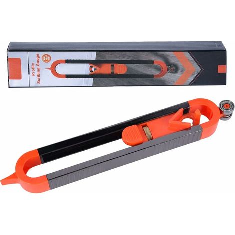 Green Mobility-Jauge de Contour Règle avec Serrure, Règle de Traçage de Profil avec Verrouillage, Duplicateur de Forme Irrégulière, Outils de Mesure Irrégulière pour Construction, Dessin, Façonnage Bo (1/5)