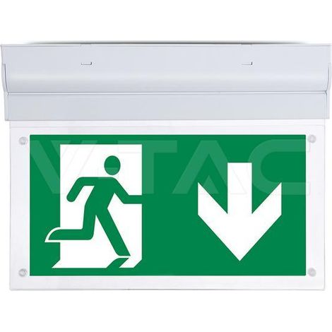 Lámpara de emergencia led salida 2w 6000k v-tac - 836-6
