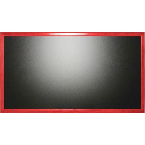 Ardoise murale en bois couleur rouge vin dimensions 102 x 57 cm - Fabrication française (1/4)