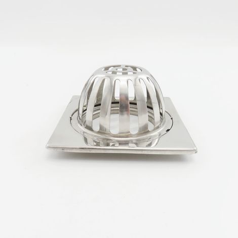 Stainless steel roof drainage channel in 3, 3.5, 4 and 5 inch sizes, balcony drainage channel, 120 x 120 mm square filter channel (1/5)