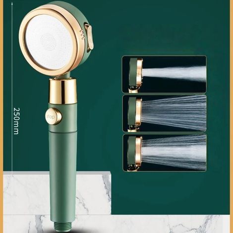 Pommeau de douche à main haute pression, pommeau de douche immersif, ensemble de douche pour salle de bain, filtre non inclus