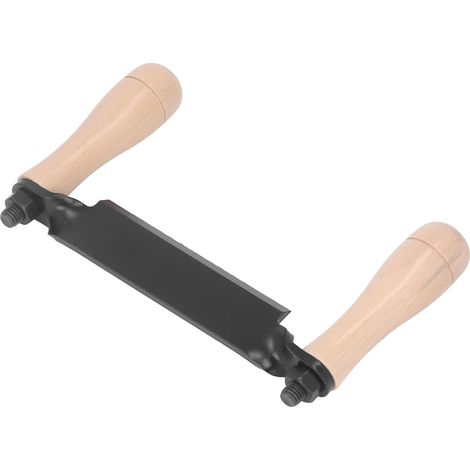 8-Zoll-Geradzughobel aus Wolframstahl, zweigriffiges Holzbearbeitungshobelwerkzeug, Holzentrindung (1/5)