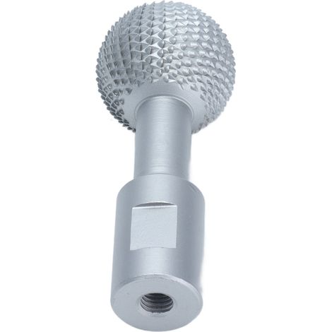 Lime rotative, tête de meulage sphérique rotative en acier au carbone pour ébavurage, foret à sculpter le bois, convient aux meuleuses d'angle, argent, 10 mm, compatible avec les modèles 115/125. (1/5)