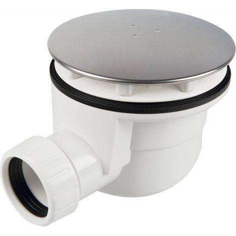 Piletta Sifoide Doccia D.90 Mm Con Coperchio Inox 120 Mm