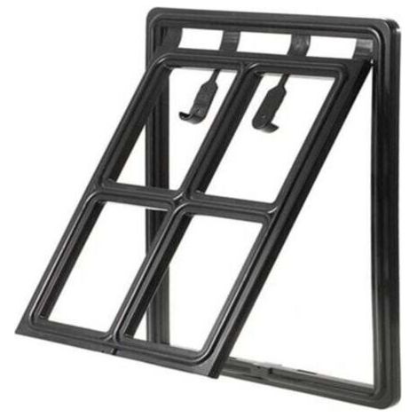 Chatière pour chiens et chats, porte moustiquaire pour chats et chiens avec accès gratuit - Grande 35 cm x 45 cm