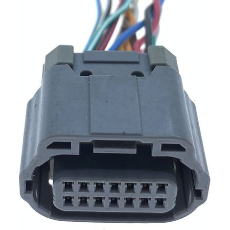 ZE064W-14DS-HU/R(A) est un connecteur à prise unique pour faisceaux de câbles automobiles, compatible avec les connecteurs DJ7147D-0.6-11/21.