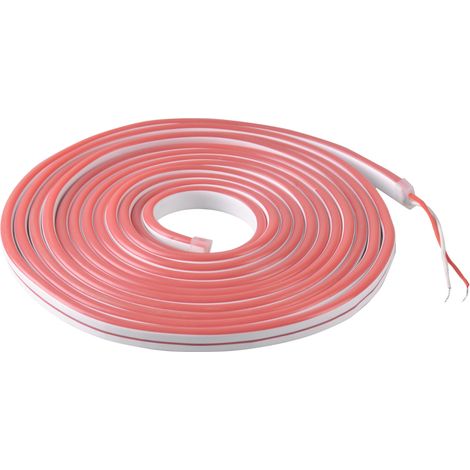 Ruban LED Néon flexible 12V 5m Orange IP65 Polux 315069 (1/5)