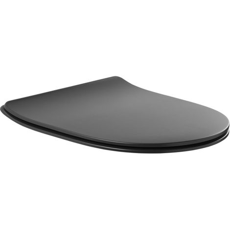 Sanindusa Urby Abattant de toilette - softclose - quickrelease - slim - noir mat