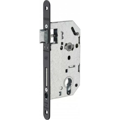 FERCO Gâche centrale bois - Bois - jeu de 12 mm - rainure 7/8 x 4 mm - Pour Europa - Fercomatic butée réglable - gauche - G-22873-07-L-1