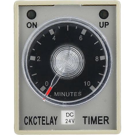 AH3-3 Zeitrelais, elektronischer Typ, einstellbare Auslöseverzögerung, 8 Pins, 10 Min. (24 V)