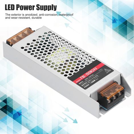 Schaltnetzteil für LED-Streifen der FBI-Serie für den Innenbereich, 150 W, 24 V DC, AC 90–264 V (1/5)