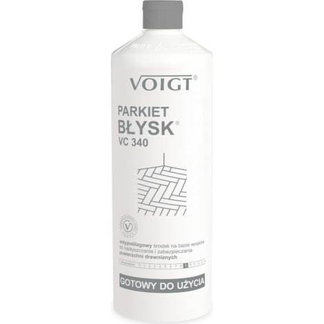 Voigt VC340 Produit lustrant pour parquet, pour polir et protéger les surfaces en bois 1L (1/4)