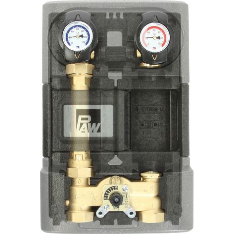 Module de circuit de chauffage K34 DN25 melangeur 3 voies + bypass sans pompe