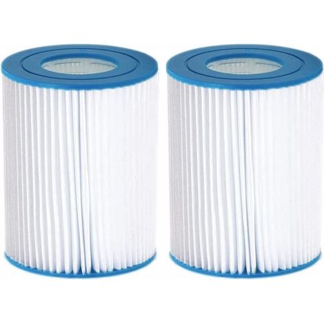 Cartouche de Filtre de Piscine de Type II, Cartouche filtrante pour bestway 58094 Filtre Pack, Pompes de Filtre Cartouche de Filtre de Remplacement Universel. (2 pièces) (1/5)