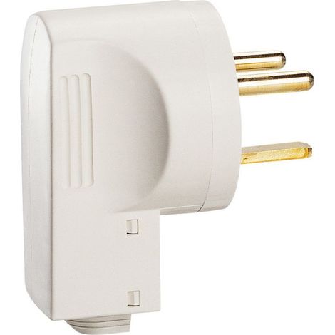Fiche électrique 32A en plastique sortie latérale 2P+T – Configuration raccord 2P+T – Indice de protection IP20 – Tension 230V (1/5)